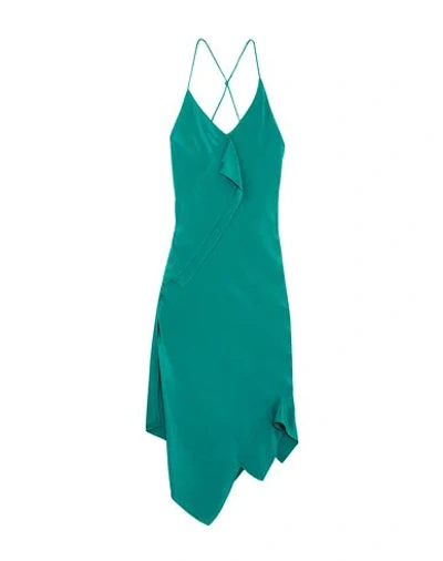 Shop Roland Mouret Midi Dresses In Green