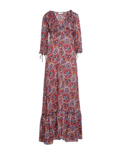 Shop Antik Batik Long Dress In Garnet