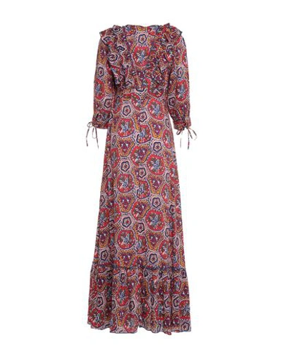 Shop Antik Batik Long Dress In Garnet