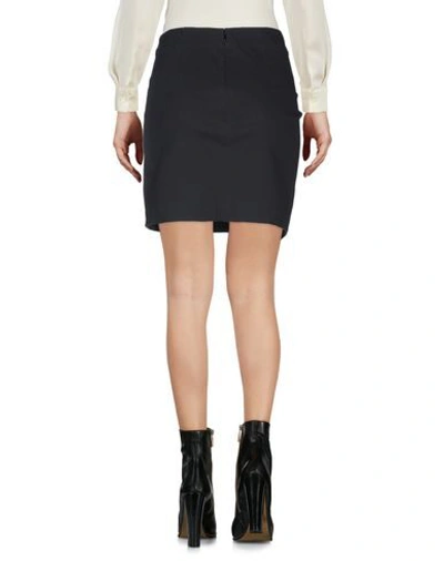 Shop Isabel Marant Woman Mini Skirt Black Size 10 Cotton, Viscose, Elastane
