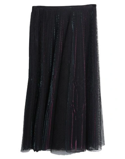 Shop Marco De Vincenzo Midi Skirts In Black