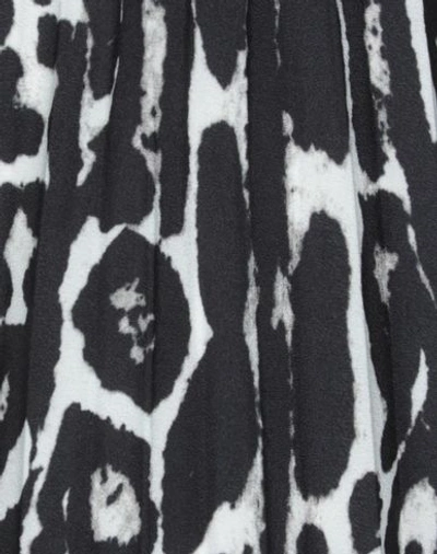 Burberry Rersby Leopard Print Pleated Skirt In Black