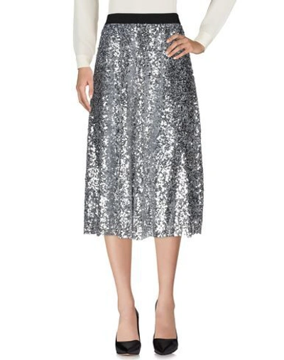 Shop In The Mood For Love Midi Skirts In Grey