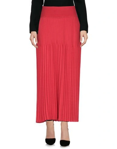 Shop Sminfinity Midi Skirts In Red