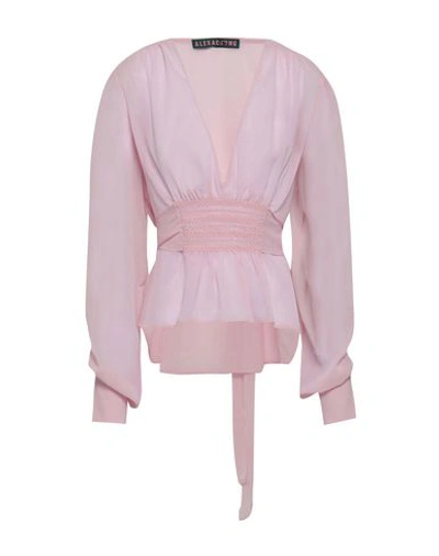 Shop Alexa Chung Blouses In Pink