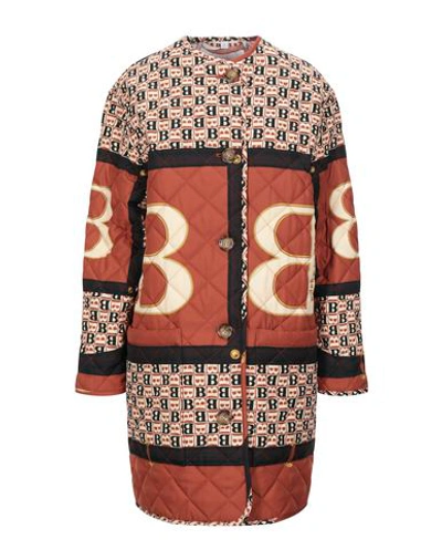 Shop Burberry Down Jackets In Brown