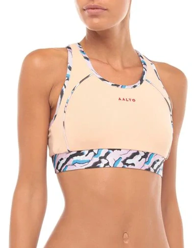 Shop Aalto Bikini Tops In Pale Pink
