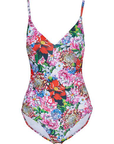 Mary Katrantzou One Piece Swimsuits In Fuchsia Modesens