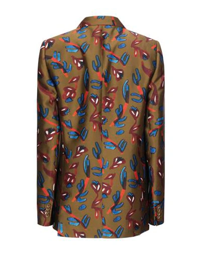 Shop Christian Wijnants Sartorial Jacket In Khaki