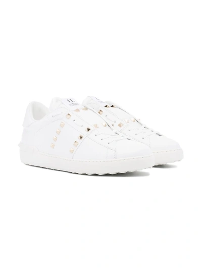 Shop Valentino Untitled Sneakers In White
