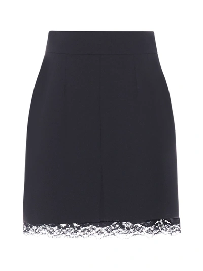 Shop Dolce & Gabbana With Bow Skirt In Nero