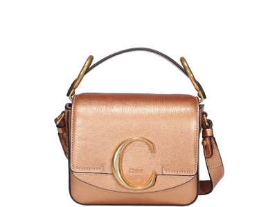 Shop Chloé Chloe C Mini Bag In Rosa