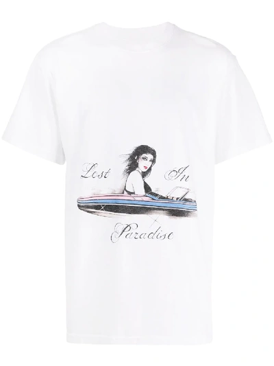 Shop Alchemist Lost In Paradise T-shirt In White