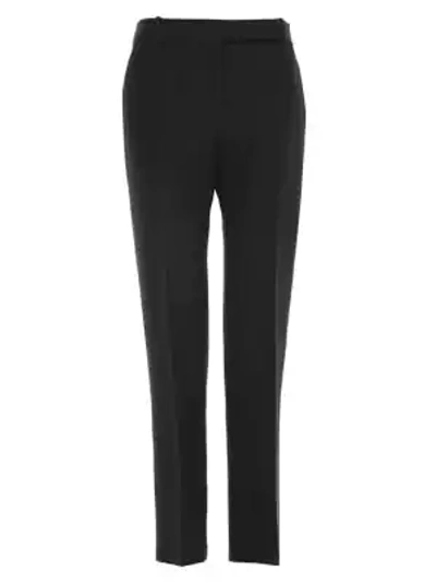 Shop Valentino Women's Wool & Silk Pants In Nero