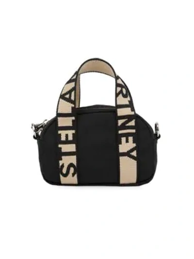 Shop Stella Mccartney Small Eco Boston Bag In Black