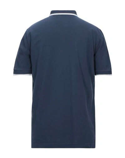 Shop Dolce & Gabbana Man Polo Shirt Slate Blue Size 34 Cotton