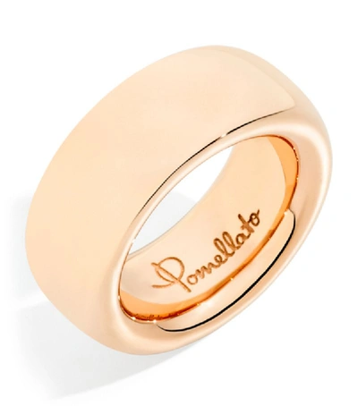 Shop Pomellato Medium Rose Gold Iconica Ring Size 55