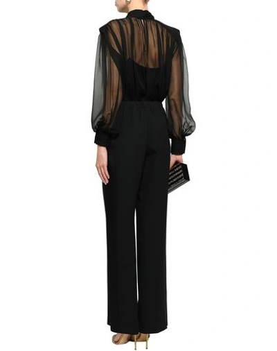 Shop Alberta Ferretti Woman Pants Black Size 8 Acetate, Rayon