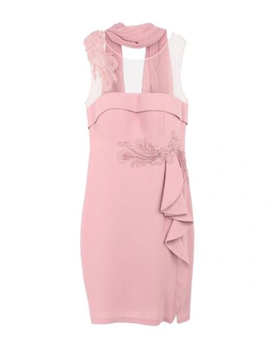 Shop Romeo Gigli Knee-length Dress In Pink