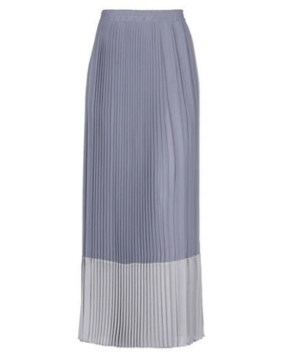 Shop Clips Long Skirts In Grey