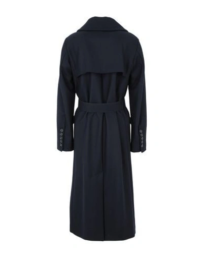 Shop Paltò Coats In Dark Blue