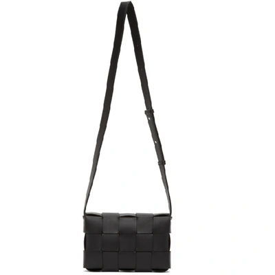 Shop Bottega Veneta Black Cassette Bag In 8803 Black