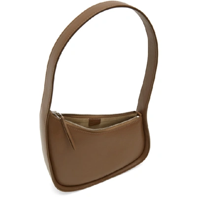 Shop The Row Brown Half Moon Bag In Chpl Chestn
