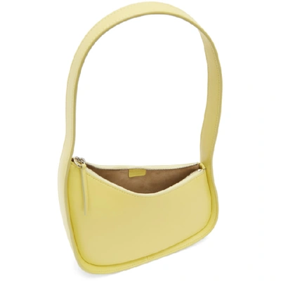 Shop The Row Yellow Half Moon Bag In Sspd Sherbe