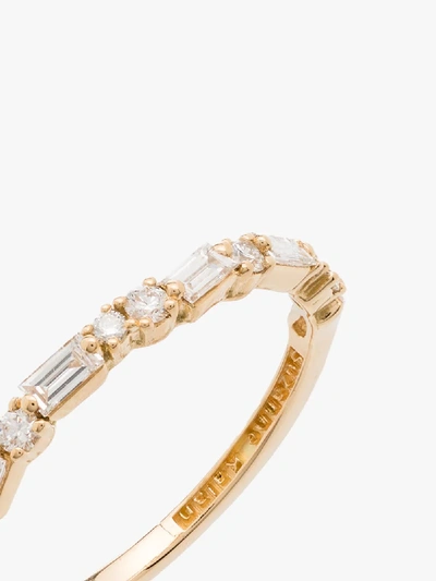Suzanne Kalan 18k Yellow Gold Fireworks Diamond Ring In Metallic