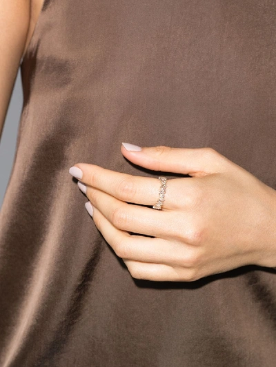 Suzanne Kalan 18kt Yellow Gold Icon Baguette Diamond Ring In Metallic