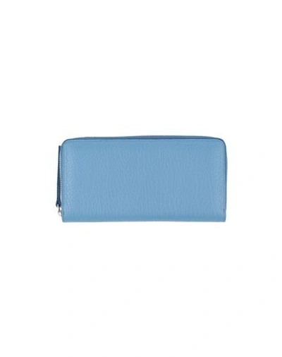 Shop Maison Margiela Wallet In Pastel Blue