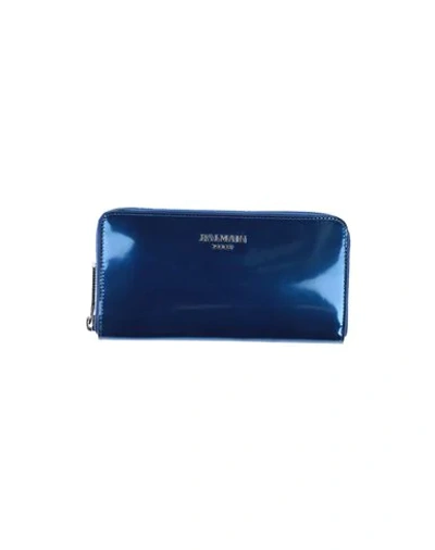Shop Balmain Wallet In Blue