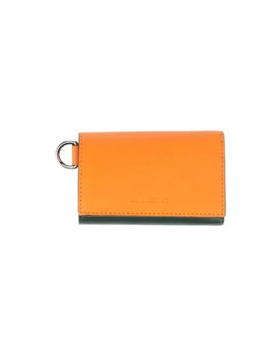 Shop Burberry Wallet In Orange