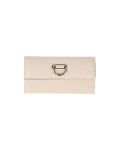 Shop Burberry Wallet In Pale Pink
