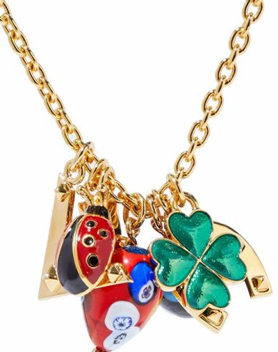 Shop Valentino Necklace In Gold