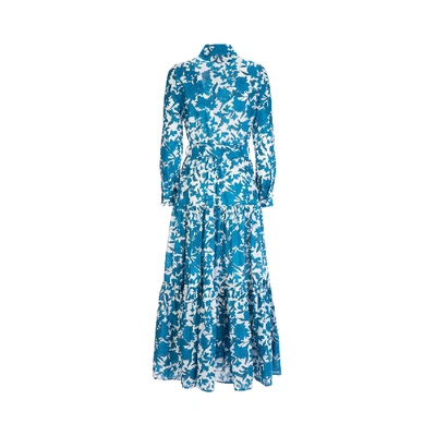 Shop La Doublej Bellini Dress In Lilium Blu