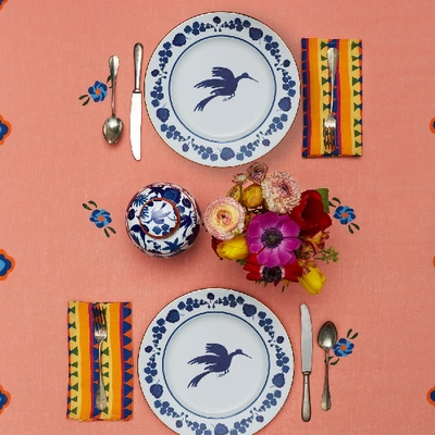 Shop La Doublej Charger Plate In Wildbird Blu