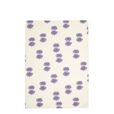 Shop Ladoublej Dish Towel In Margherita Viola