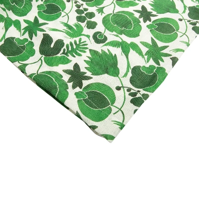 Shop La Doublej Small Tablecloth In Wildbird Verde