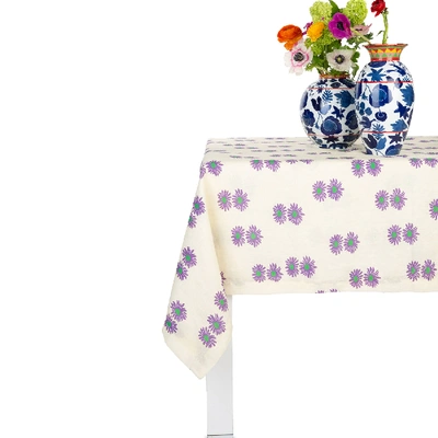 Shop La Doublej Small Tablecloth In Margherita Viola
