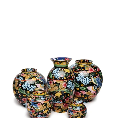 La Doublej Bubble Vase In Colombo Nero