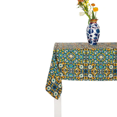 Shop La Doublej Large Tablecloth In Confetti Blu