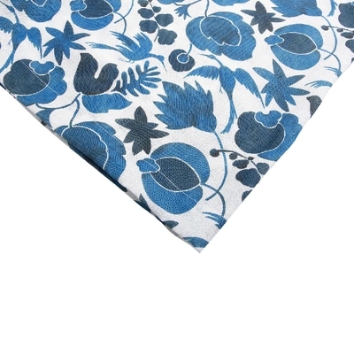 Shop La Doublej Medium Tablecloth In Wildbird Blu