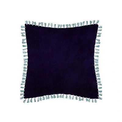 Shop La Doublej Velvet Embroidered Cushion In Aphrodite