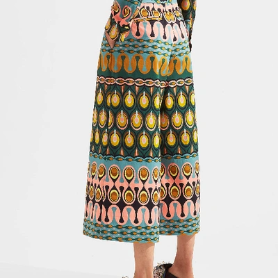 La Doublej High-waisted Culottes In Rio Verde