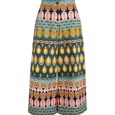 La Doublej High-waisted Culottes In Rio Verde