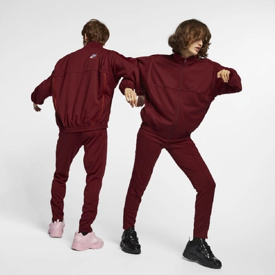 Shop Nike X Martine Rose Track Jacket In Red