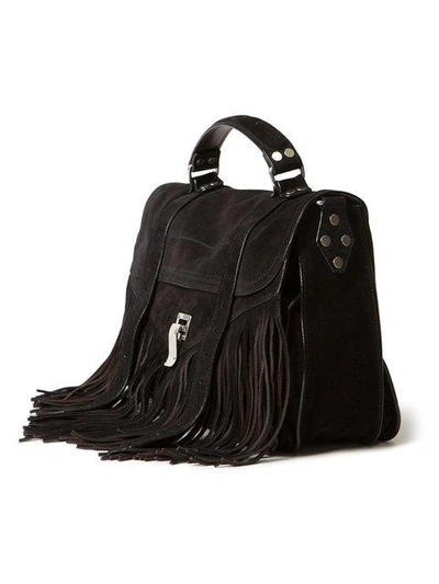 Shop Proenza Schouler Medium Fringed 'ps1' Satchel