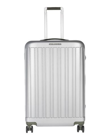 light grey suitcase