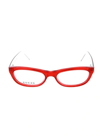 Shop Gucci Girl's 46mm Oval Optical Glasses In Blue White